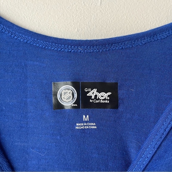 NWT NHL Tampa Lightning Cold Shoulder Blue Dress Medium - Picture 7 of 8